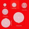 DIY Accessories Weaving Grid Plate White Knitted Piece Durable Woven Material  for Weaving Bags