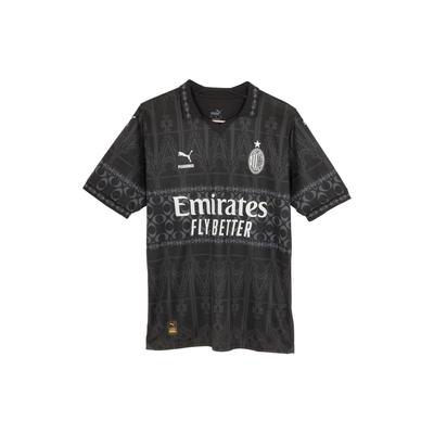 Puma X AC Milan x Pleasures Maglia da Calcio Versione Scura Uomo Pantaloni Nero 776064-01