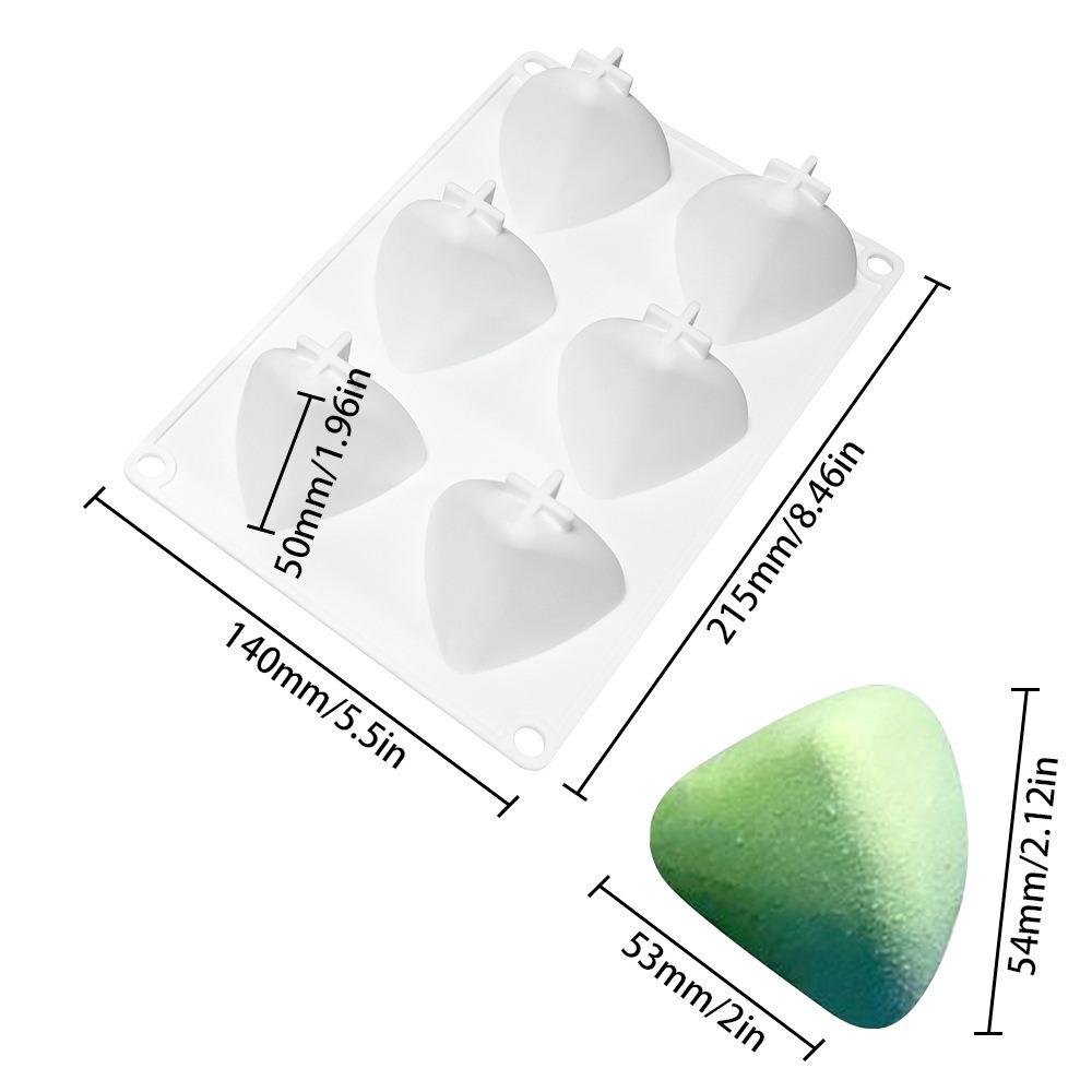 Chinese Style Silicone Mousse Mold 6 Holes Chocolate Muffin Mold Zongzi Silicone Mold  Cake Making 2