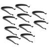 10PCS Elegant Ponytail Holder Sweet Hair Accessories Flexible Banana Clip  For Women