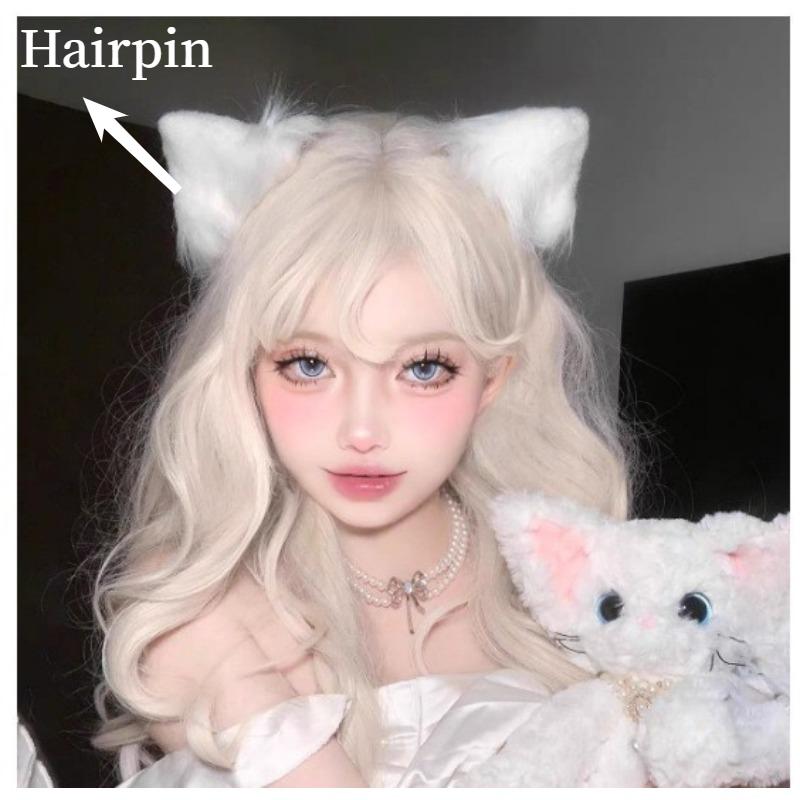 Fluffy Faux Fur Cat Ear Headband Soft Non-slip Hair Hoop Women Cosplay Party Daily Photo Shooting Kawaii Hair Accessories