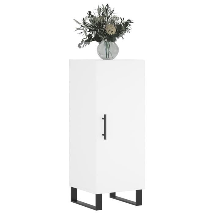 VidaXL Buffet blanc 34,5x34x90 cm bois d'ingénierie 828564