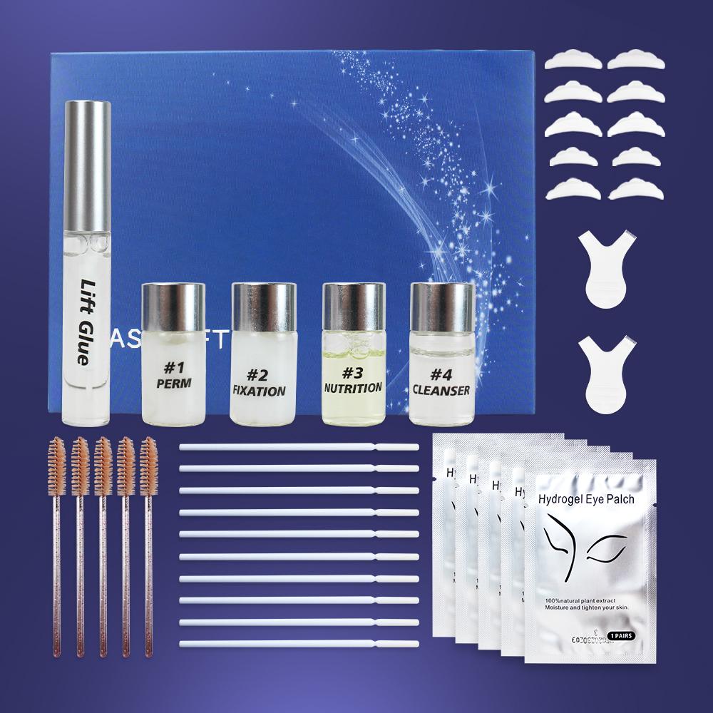 Custom Professional Keratin Eye Lashes Lifting Perming Set Premium Lash Lift Kit and Eyelash Brow Kits