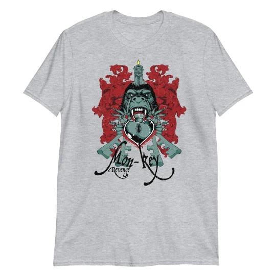 Monkey Revenge Unisex T-Shirt Gothic Biker Metal Punk Grunge XXXL