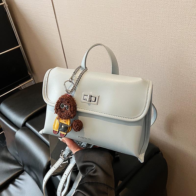 Premium Sense Niche Casual Handbag Women's New Fashion Shoulder Messenger Bag Multi-purpose Backpack