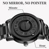FOXBOX/Lige Magnetic Levitation Men's Watch - Black Tech Creative Concept.