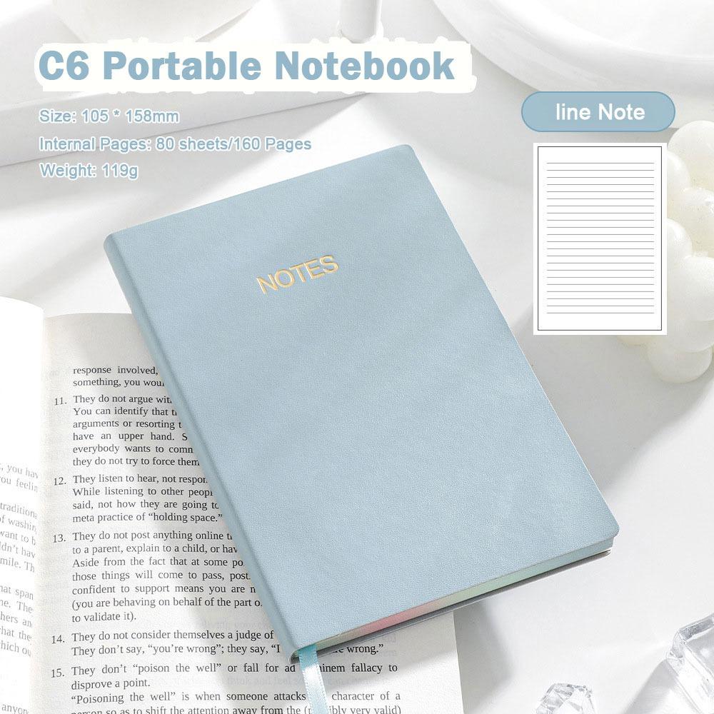 160 Seiten Journal zum Schreiben PU-Leder Tagebuch Notizbuch Trendiges Studenten-Notizbuch Für die Schule