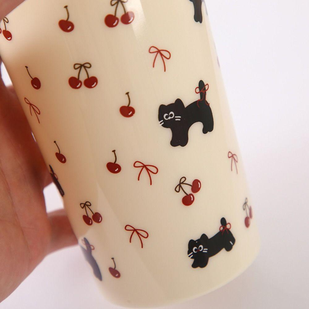 550ml Water Bottle Double Drinking Plastic Cups Cute Coffee Cup  Student