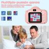 Kids Camera, Christmas Birthday Gifts for Boys Age 3-9, HD Digital Video Cameras for Toddler, Portable Toy for 3 4 5 6 7 8 Year Old Boy with 32GB SD