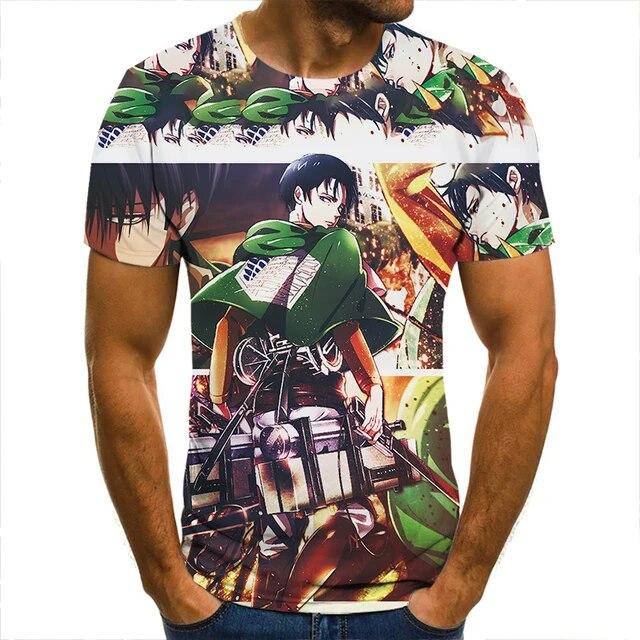 

3D футболка «Атака Титанов», одежда солдата для мужчин, женщин, детей, крутые футболки с короткими рукавами, модные повседневные летние уличные одежды для мальчиков и детей S