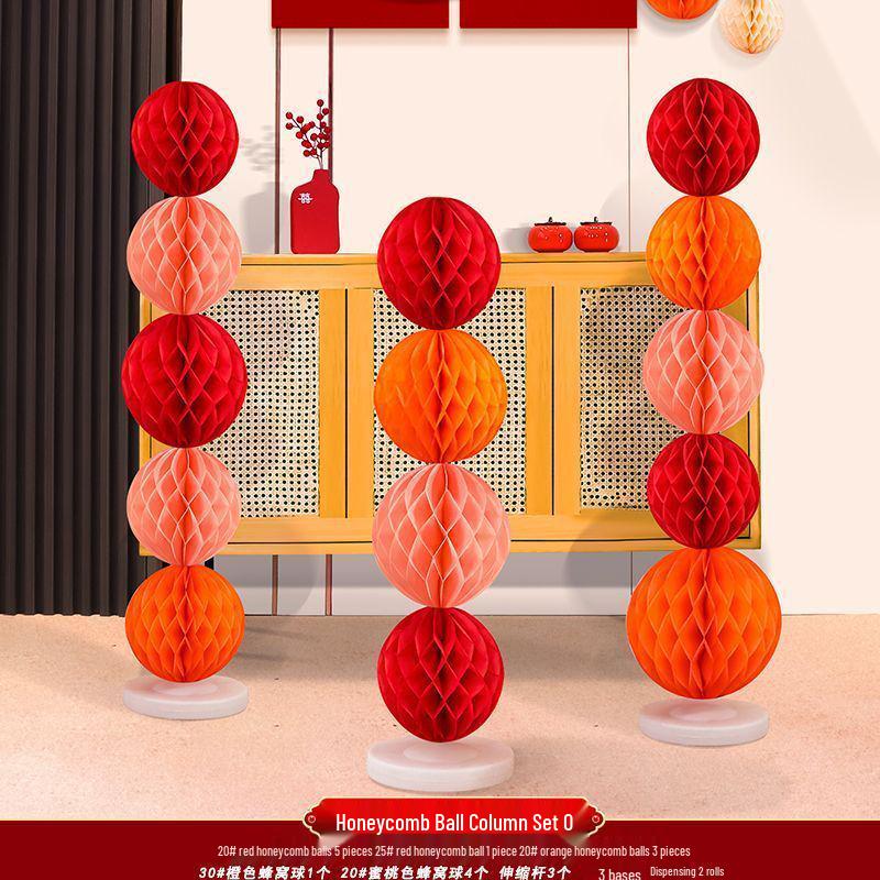 Gauze Flower Wedding Aisle Runner and Room Decoration