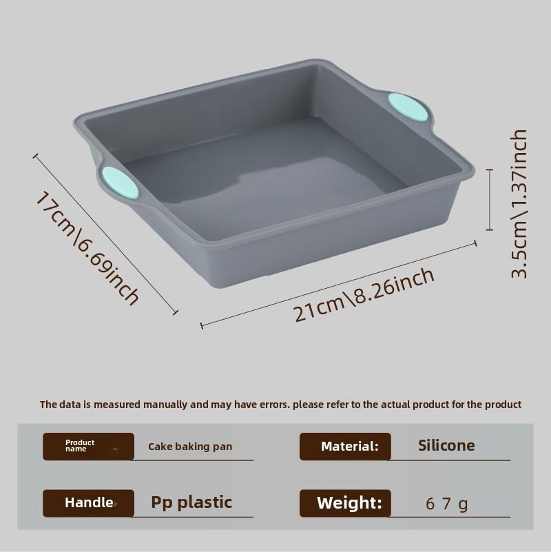 High-temperature resistant silicone cake mold, chiffon cookie, toast muffin cup, non-stick cake mold, baking mold