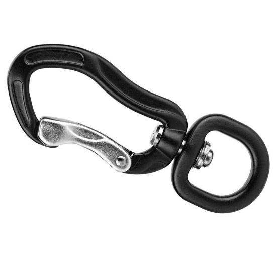 Závěsná přezka Otočná o 360 stupňů Rotační Samosvorná karabina Silná nosnost Hliníková slitina Všestranná karabina