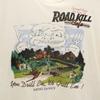 OLD 90s Roadkill Cafe Short sleeve T-shirt white Single stitch Men's Used