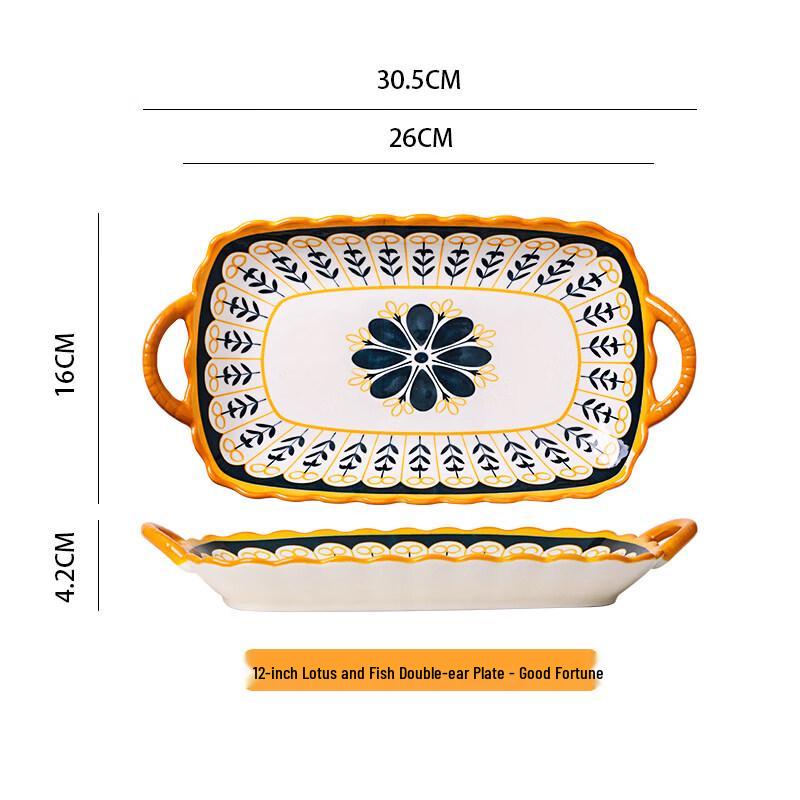 Jingbaodi Japanese Style Ceramic Dinnerware