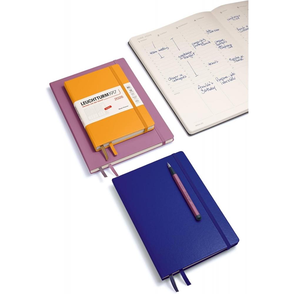 Leuchtturm1917 2026 12 Month Weekly Planner Dusty Rose Paperback  B6+ 