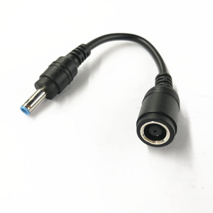 Compatible Power Charger Adapter Cable for HP/Dell Laptops, 7.4mm to 4.5mm Elbow Connector