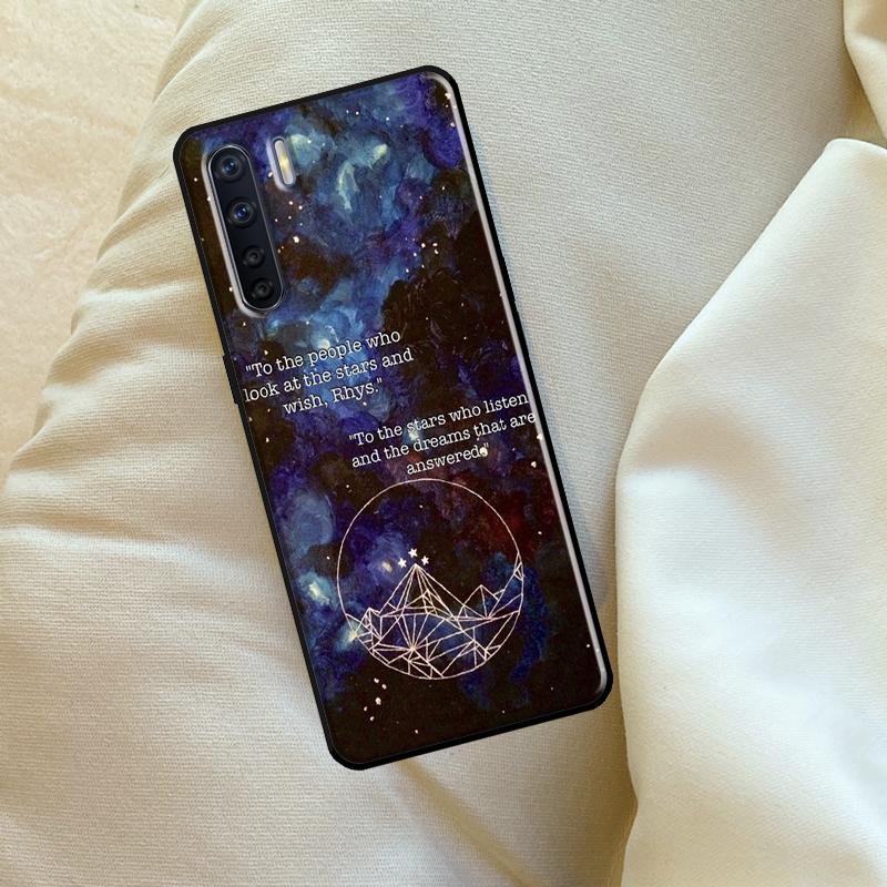 A Court Of Mist And Fury Case For Oppo A60 A80 A40 A15 A16 A17 A57 A94 A74 A54 A76 A96 A18 A38 A58 A78 A98 A6 A5 Pro