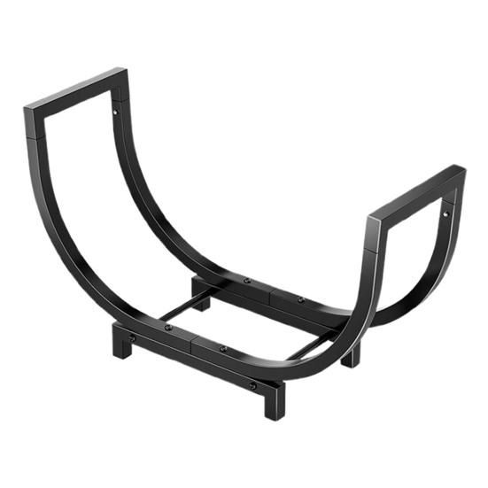 

Дровница для дома и улицы, сверхпрочная, нержавеющая металлическая, изогнутая, держатель для дров, камин, патио, терраса, кострище, органайзер для хранения дров