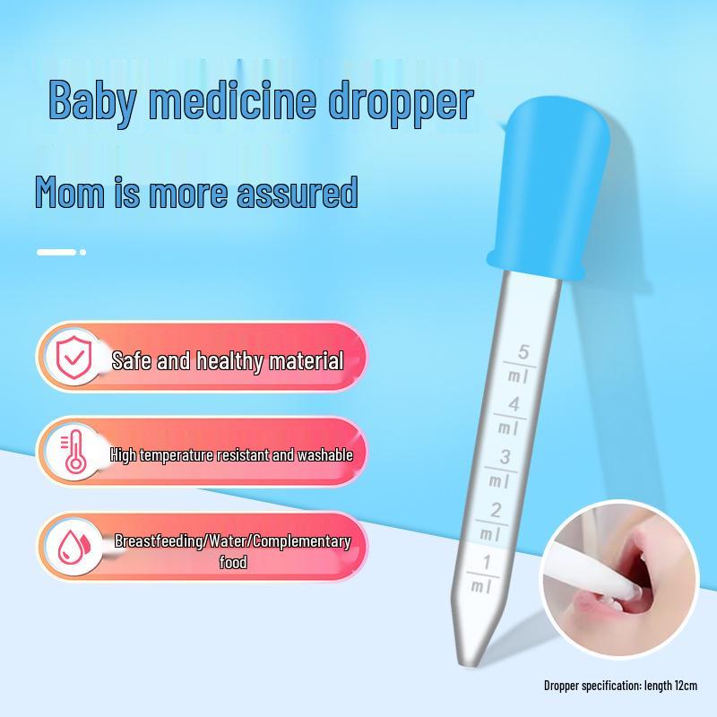 Children's Silicone 5ml Medicine Dropper & DIY Baking Tool with Scale