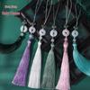 Auspicious Cloud Peace Buckle Tassel Pendant: Chinese-Style Jewelry & Beads for Horse Face Skirt Costume DIY
