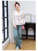 2025 Spring Chinese-Style Women's Sequin Embroidery Frog Button Retro Short Jacket