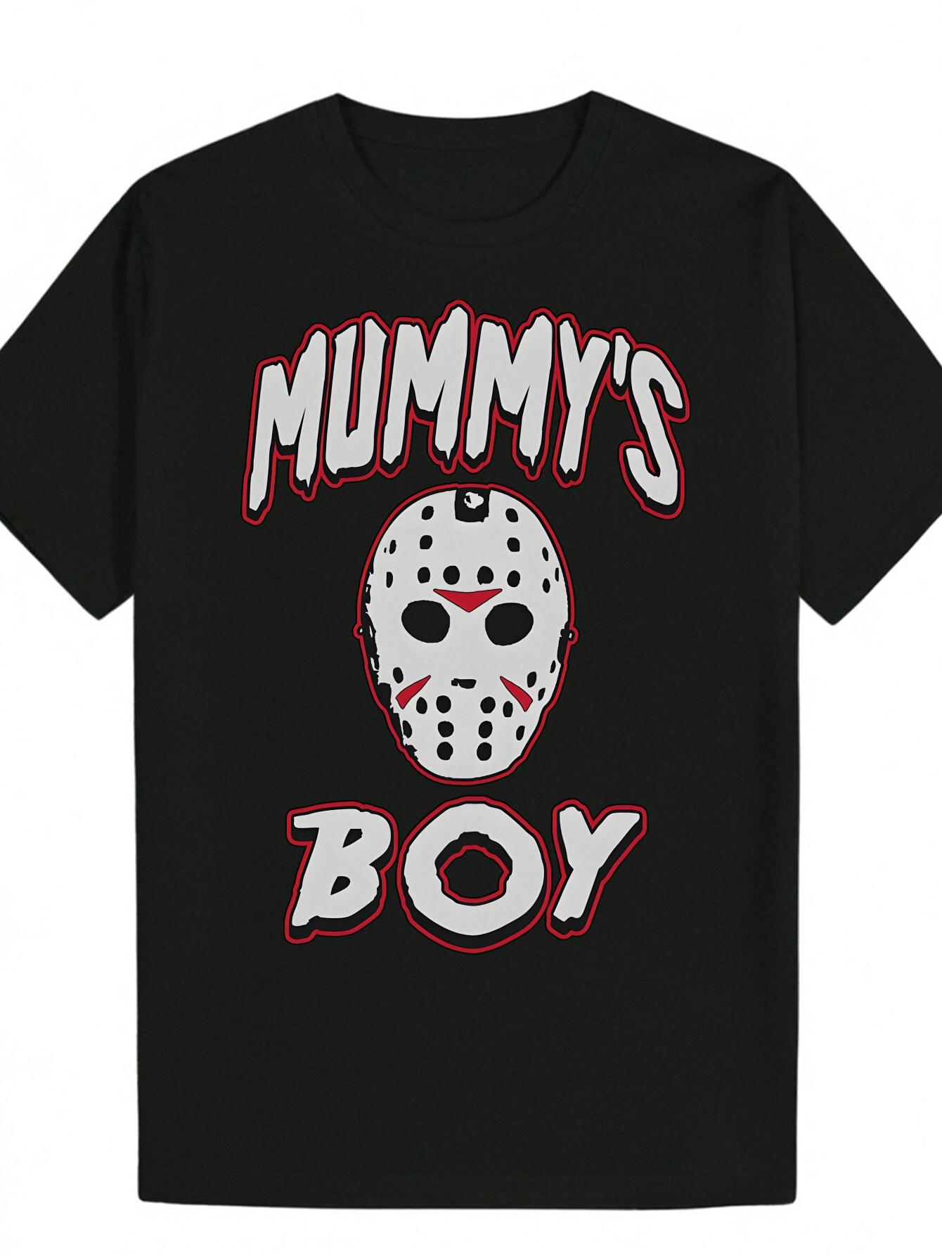Horror Movie Graphic T-shirt - Jason Voorhees Mask Design XXXXL