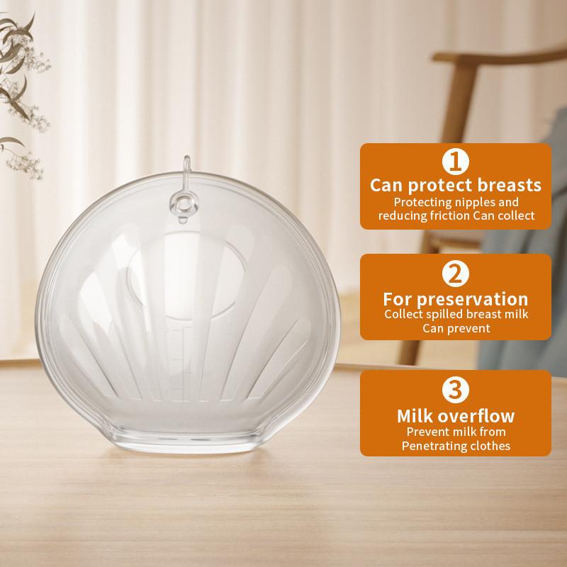 Reusable Breastfeeding Milk Collector With Liquid Silicone Material For Comfortable Nursing