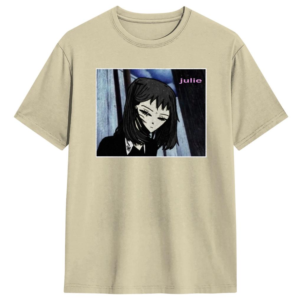 Oversized TShirt Summer Julie PANCHIKO Fashion TShirts 100 Cotton Tshirt for Unisex Y2K Casual Short Sleeve Tees