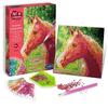Création a base de mini strass - SENTOSPHERE - Art &amp; Créations - Canevas a Diamanter - Cheval - Des 8 ans