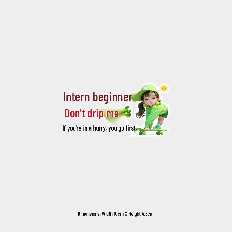 Beginner Driver? Skip the Honk! Fun & Creative Rear Car Sticker