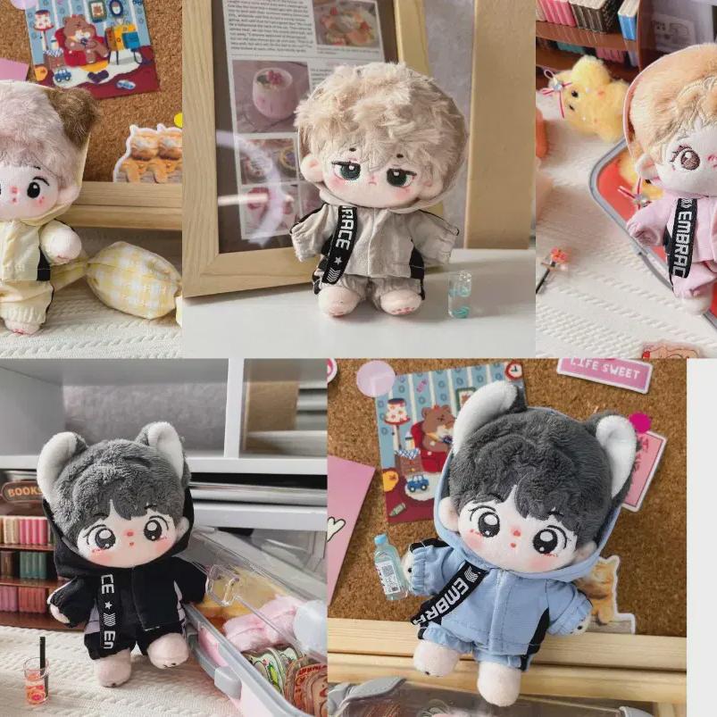 

10 см хлопковая кукольная одежда наряд розовый