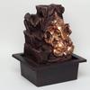 Buddha Tabletop Water Fountain with LED Lights | Polyresin Indoor Outdoor Waterfall Showpiece for Home & Office Decor