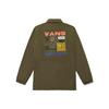 Vans Fun Pattern Logo Sport Collar Jacket Unisex Jackets Military-Green VN0A5H8RKCZ