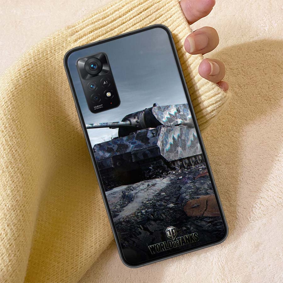 World Of Tanks Game Phone Case For Redmi 13C 14C Note 14 13 Pro Plus 5G 12 12C 10A 10C 10 9A 9C 9T 9 8 8A K70 Pro Cover TPU Shel