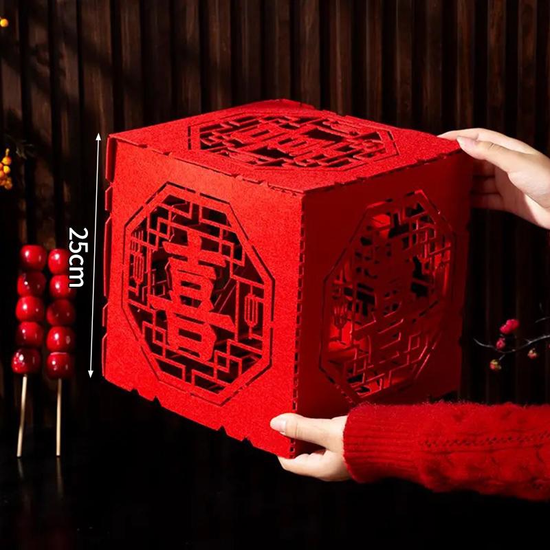 Chinese New Year Decoration Wedding Decoration Horse Year Decoration Flower Vase Hug Bucket Spring Festival Home Decor