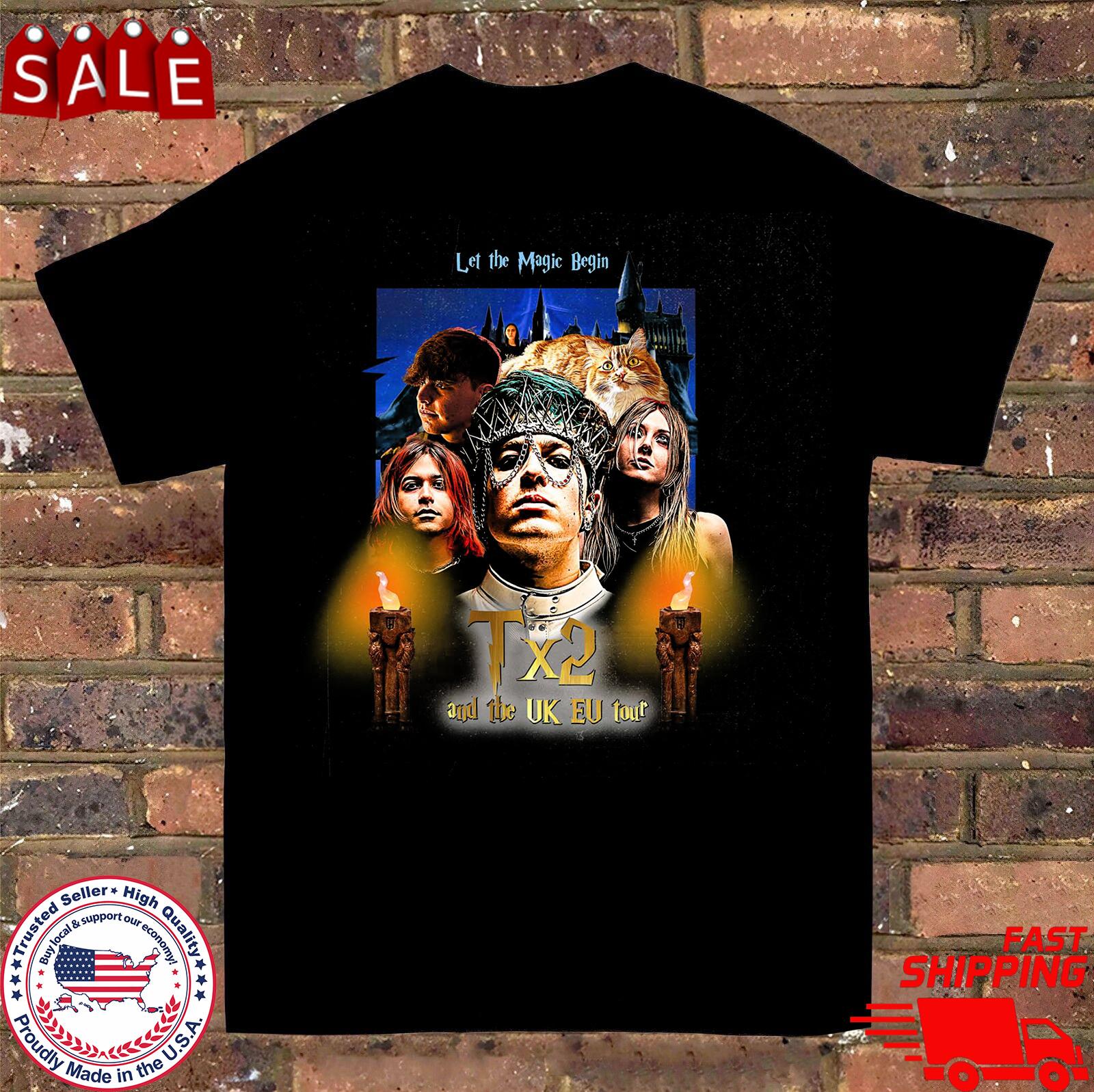 

Let The Magic Begin TX2 And The EU UK Tour T Shirt Full Size S-5XL S разноцветный