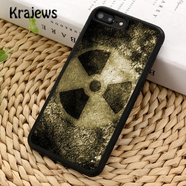 Radioactive warning sign Phone Case Cover For iPhone 16 15 14 plus XS XR 11 12 mini 13 pro max coque Shell Fundas
