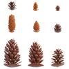 Pine Cones And Pine Flowers Christmas Decorations Pendant, Creative Diy Plastic Spruce Pine Accessories Shooting Props Ornament