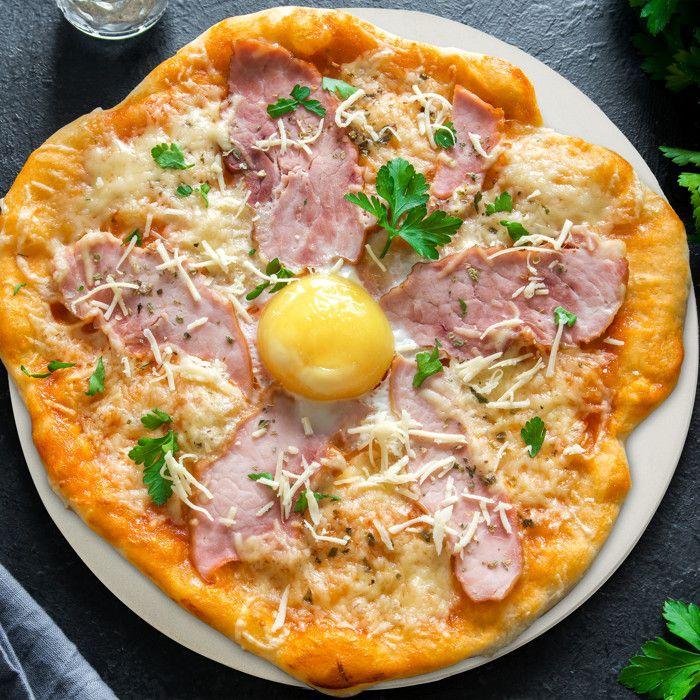 Relaxdays Pierre À Pizza Diamètre 33 Cm Épaisseur; 1 Cm Cuisson Au Four Pierre À Griller Ustensile Cuisine Pains, Beige