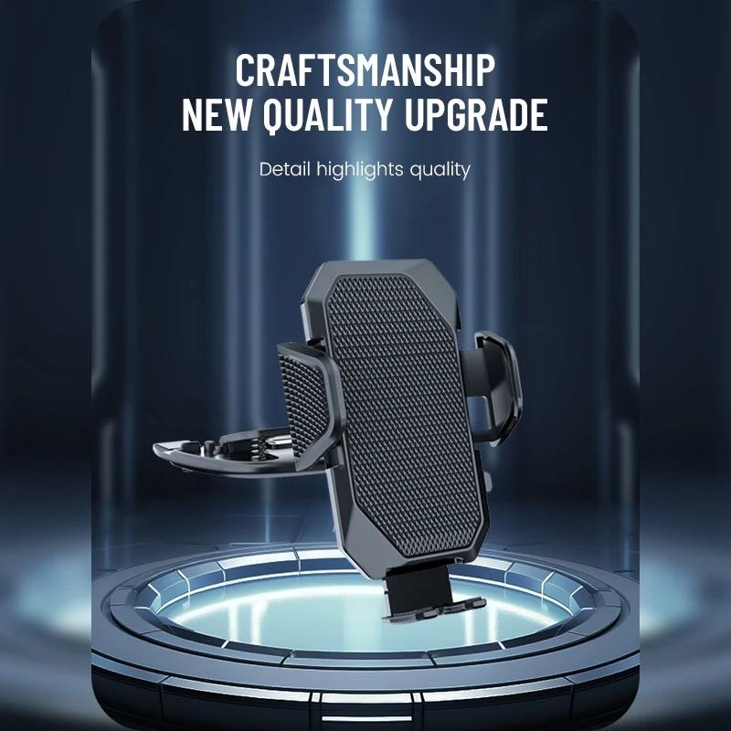 CD Slot Car Phone Holder Gravity Auto Lock Mount 360° Rotation Universal Smartphone GPS Navigation Cradle