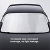 Parking Front Windshield Cover, Foldable Reflective Silver Cover for Broad Glass Area Coverage and Daily Use Design