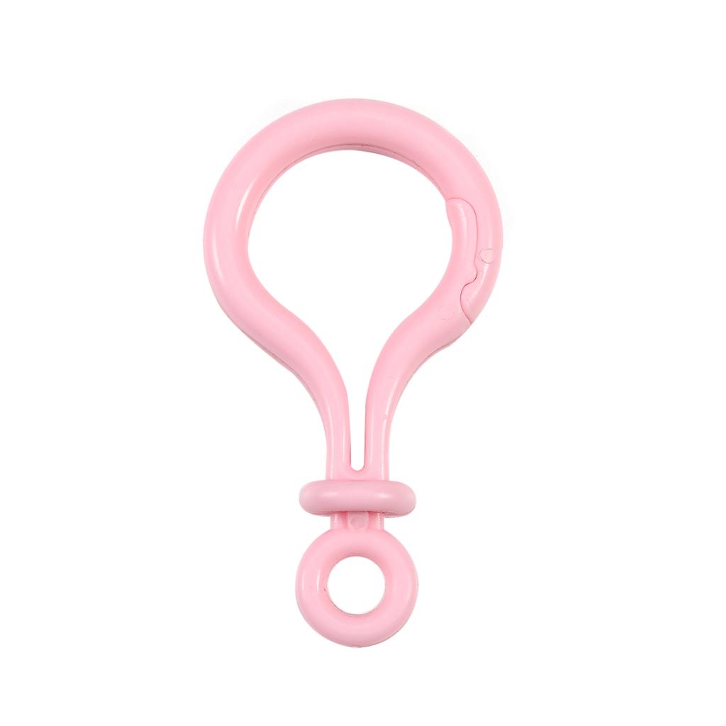 5pcs/Lot Colorful Plastic Lobster Clasp Lamp Shape Lobster Buckle Hooks for Jewelry Making Keychain Key Rings Accessories