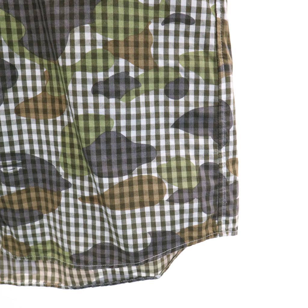 A BATHING APE made in Japan Long sleeve Button down shirt M Gray Men's Used