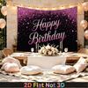 Party Backdrop Happy Birthday Birthday Wedding Pink Photo Booth Background Front Door Decor
