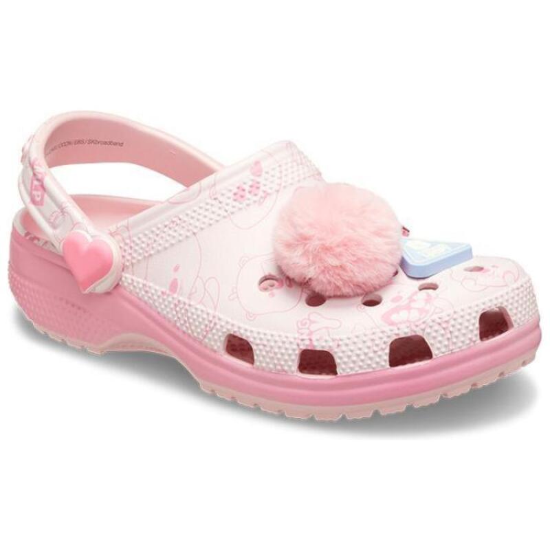Zanmang Loopy x Crocs Classic clog stylish and comfortable hole shoes unisex pink
