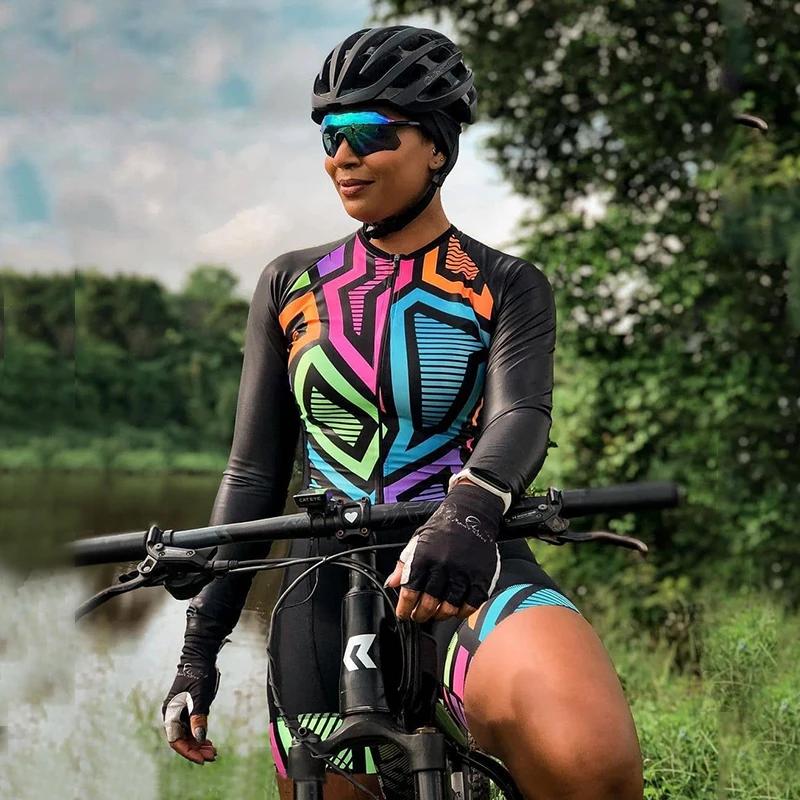 Cycling Gear Cycling Bodysuit Womens Women's Cycling Jersey Set