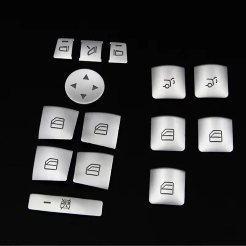 

2025 Hot Racing Grills For Mercedes Benz W204 GLA X156 CLA C117 A W176 B W246 Class Car Window Glasses Lift Button Cover Switch