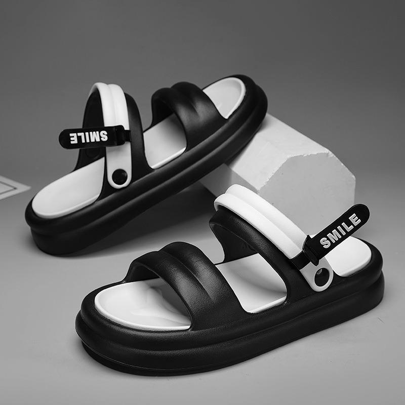 Slippers are new in summer, comfortable eva sandals are non-slip and heightened, light for work and dual-use for external wear