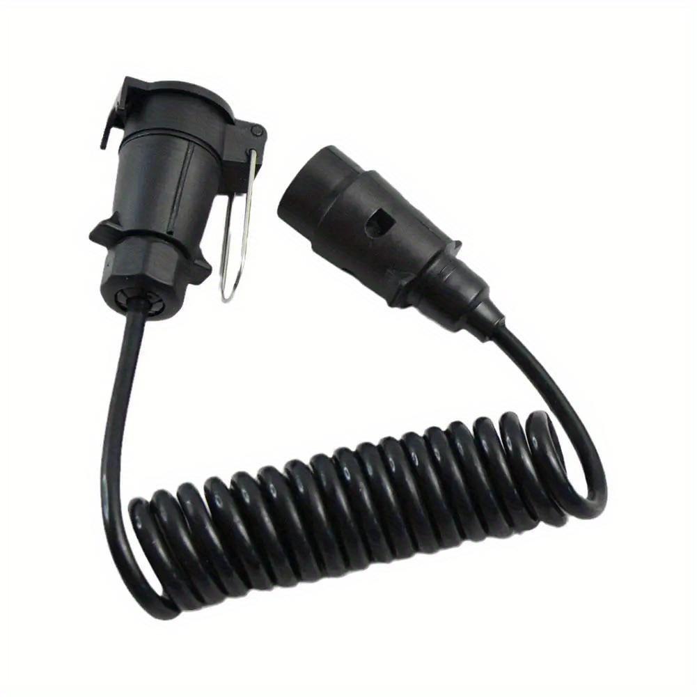 Cavo di Prolunga per Pannello Luci Camion Rimorchio a 7 Pin Cavo Maschio a Femmina Spina Cavo Presa Parte Raccordi Spina Circuito Presa